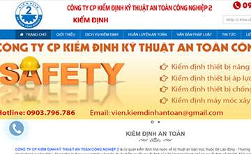 Thiết kế trang Web kiểm định an toan công nghiệp 2 thiet ke trang web kiem dinh an toan cong nghiep 2