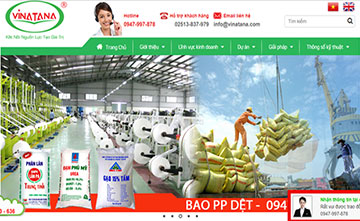 Thiết kế website Công Ty Bao Bì Vinatana với đa ngôn ngữ thiet ke website cong ty bao bi vinatana voi da ngon ngu