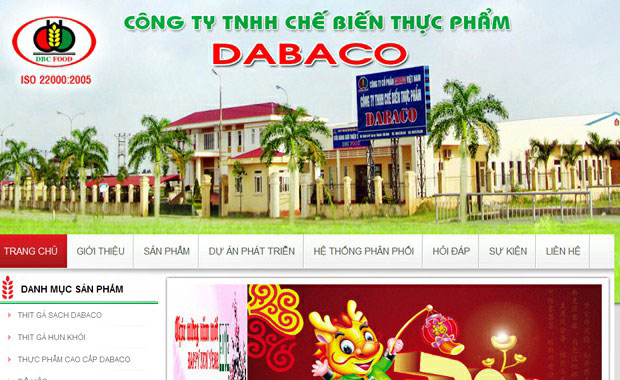 thiet ke web tap doan dabaco