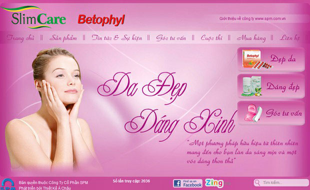 thiet ke web dadepdangxinh